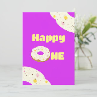 Yummy donut einladung