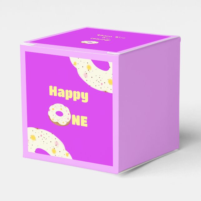 Yummy donut geschenkschachtel (Vorderseite)