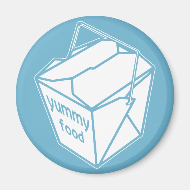 Yummy Food Take-out Box Magnet (Vorne)