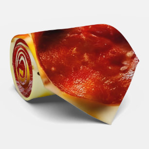 Yummy ganz über Pizza Neck Tie Krawatte