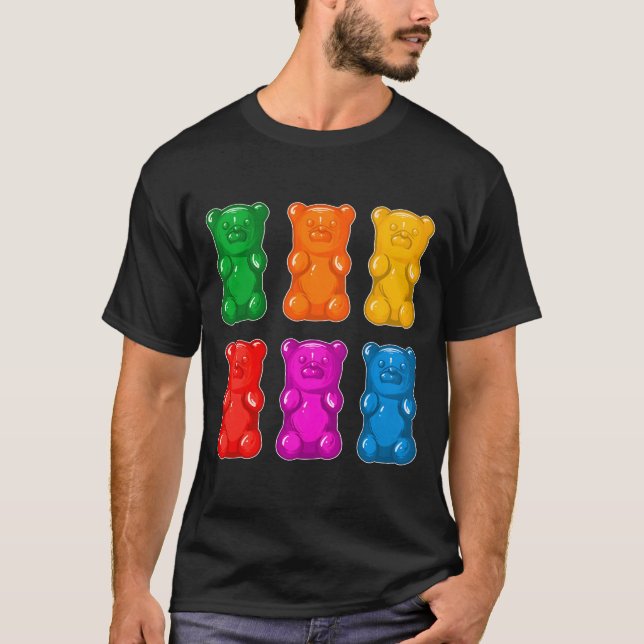 Yummy Gummy Bears T-Shirt (Vorderseite)