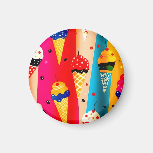 Yummy Ice Cream Magnet (Vorne)