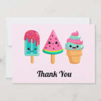 Yummy Ice Cream Trio Summer Vibe