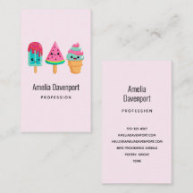 Yummy Ice Cream Trio Summer Vibe
