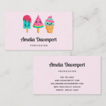 Yummy Ice Cream Trio Summer Vibe