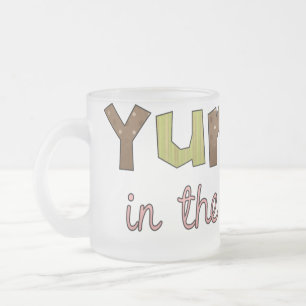 Yummy in der Bauch-Tasse Mattglastasse
