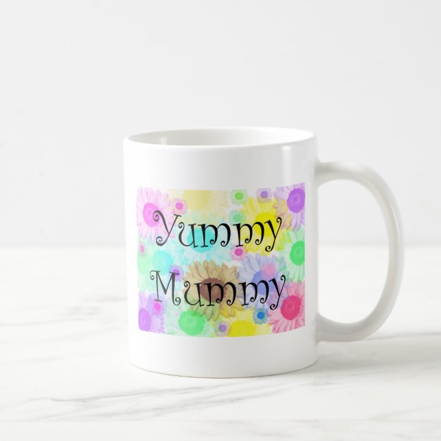 yummy Mama-Blumen Kaffeetasse (Rechts)