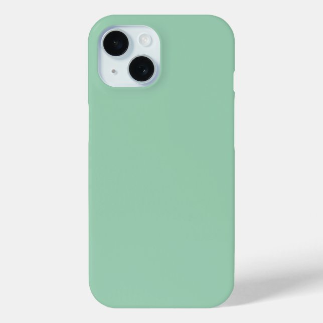 Yummy Mint Green Solid Color Case-Mate iPhone Hülle (Rückseite)