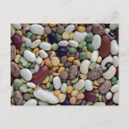 Yummy Mixed Bohnen Postkarte