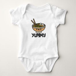 Yummy Noodle für Feinschmecker Baby Bodysuit Strampler