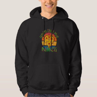 Yummy Pizza Pie Snacks Mozzarella Cheese Savory Di Hoodie
