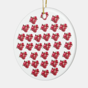 Yummy Pomegranate, Rundschmuck Keramik Ornament