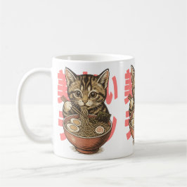 Yummy Ramen Kitten Kaffeetasse