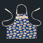 Yummy Sufganiyot Jelly Donuts Hanukkah Pattern Schürze<br><div class="desc">Yummy Sufganiyot Jelly Donuts Hanukkah Pattern. Sufganiyah Chanukah,  verschiedene Gelee Donoughts.</div>