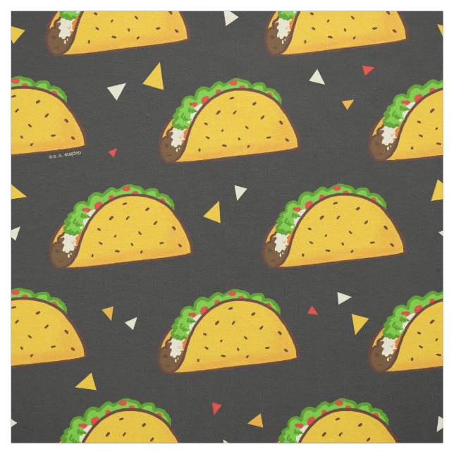Yummy Taco Pattern Stoff (Muster)