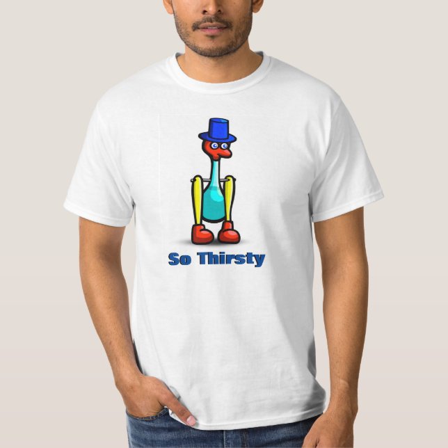 Yummys offizieller unendlich durstiger T-Shirt (Vorderseite)