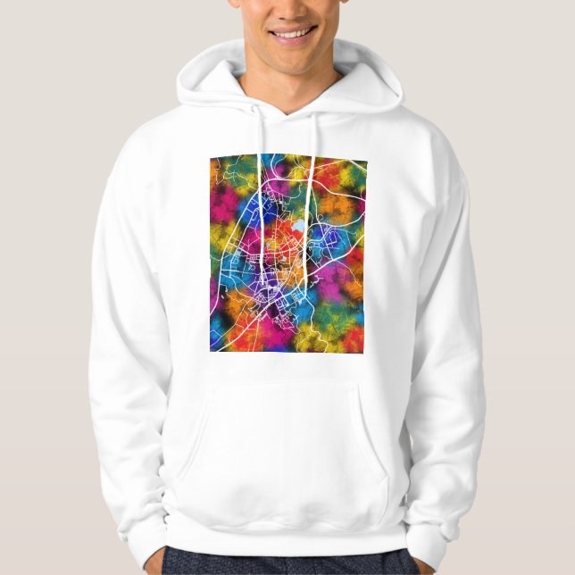  Yunfu China City Map Hoodie (Vorderseite)