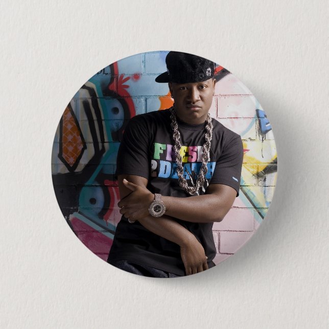 Yung Joc Knopf Mousepad Button (Vorderseite)