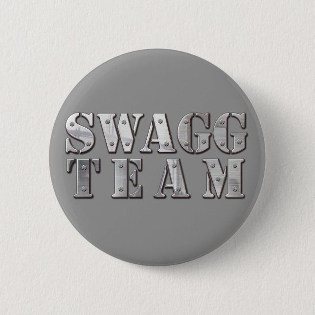 Yung Joc Swagg Team-Logo-Knopf Button (Vorderseite)