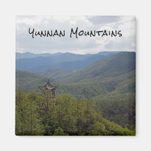 Yunnan-Gebirge, Shaxi, Yunnan - China Magnet
