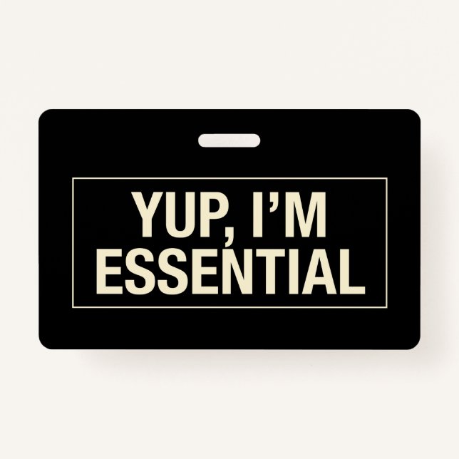 Yup Im Essential Ausweis (Vorderseite)