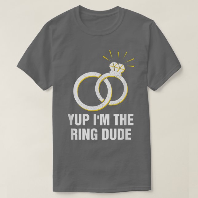 Yup Im Ring Typ Kleiner Ring Bären Klingelring T-Shirt (Design vorne)