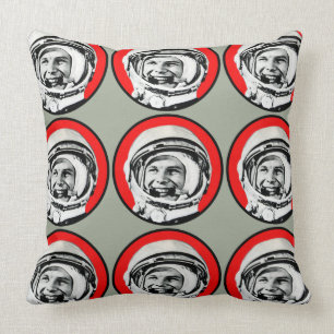 Yuri Gagarin - sowjetischer Held u. Kosmonaut Kissen