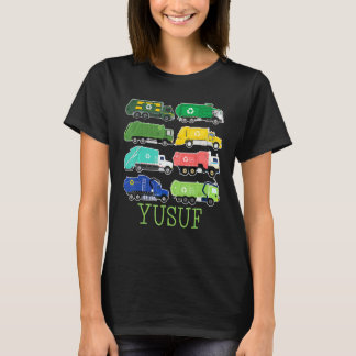 Yusuf Müllwagen Für Kinder Sammler Ökologe Gar T-Shirt