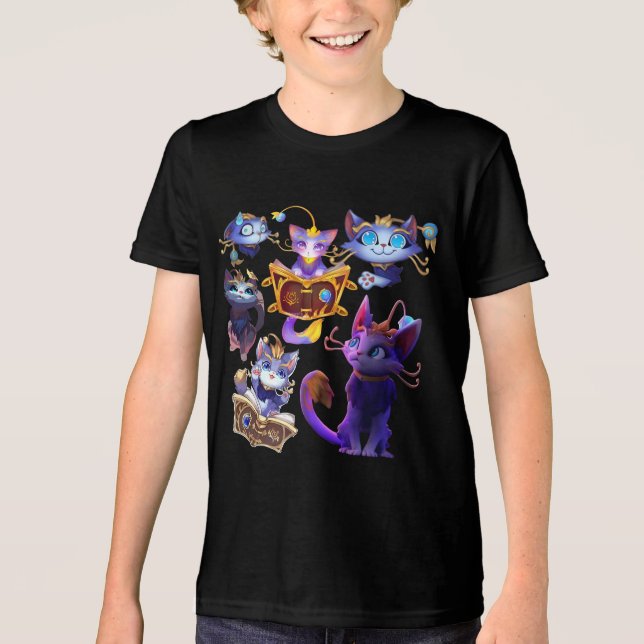 yuumi😂yuumi😂yuumi😂yuumi😂yuumi😂😂😂 Tri-Blend shirt (Vorderseite)