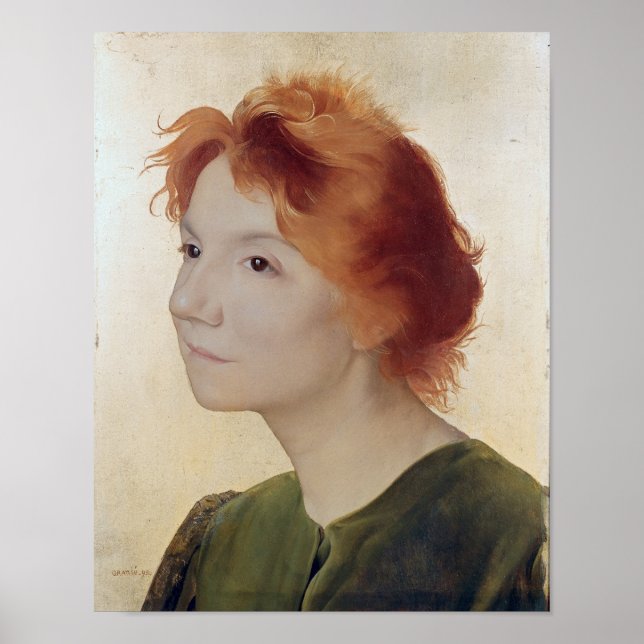 Yvette Guilbert  1895 Poster (Vorne)