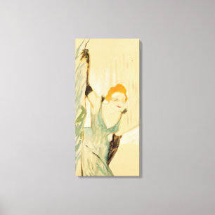 Yvette Guilbert, der einen Hervorruf, 1894 nimmt Leinwanddruck