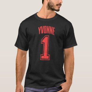 Yvonne Anhänger Nummer 1 größter Fan T-Shirt