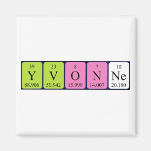 Yvonne Periodenmagnet Magnet