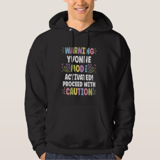 YVONNE Personalisiert Name Funny Niedlich Custom Y Hoodie
