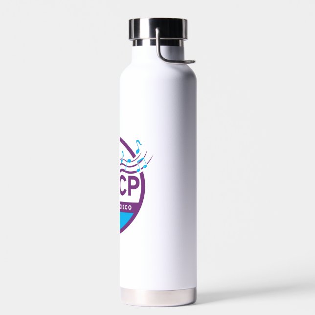 YWCP Logo Wasserflasche Trinkflasche (Links)