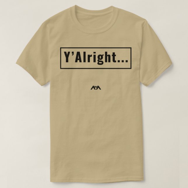 Yx27Alright Black T-Shirt (Design vorne)