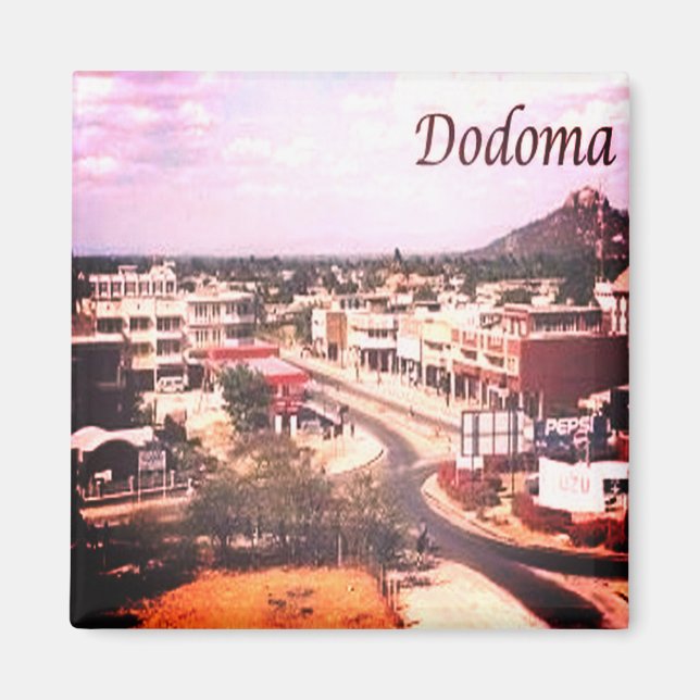 Z003 DODOMA, Tansania, Afrika, Kühlschrank Magnet (Vorne)