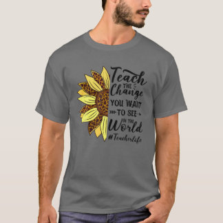 Z0and lehren Sie die App "Lebenslehrer ändern" T-Shirt