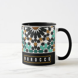 Z10-Marokko-Souvenir-Tasse mit geometrischem Desig Tasse