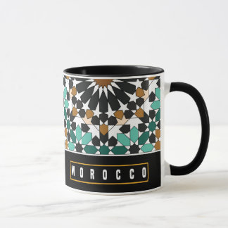 Z10-Marokko-Souvenir-Tasse mit geometrischem Desig Tasse