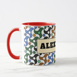 Z12-Alexander Brooks Mug – Custom Geometric Design Tasse