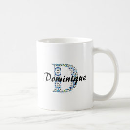 Z-7 Geometrischer Buchstabe D Becher Kaffeetasse