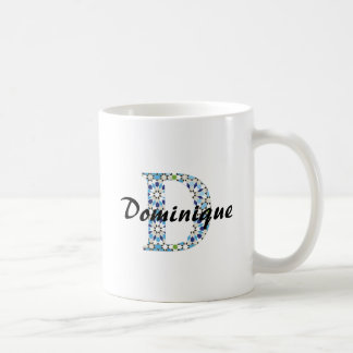 Z-7 Geometrischer Buchstabe D Becher Kaffeetasse