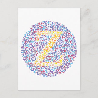 ‚Z‘-Augenprüfbrief Postkarte