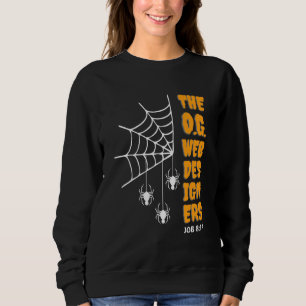 Z.B. WEB DESIGNERS Spider Christliche Halloween Sweatshirt