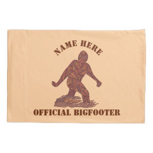 Z Bigfoot gehendes Sasquatch offizielles Bigfooter Kissenbezug