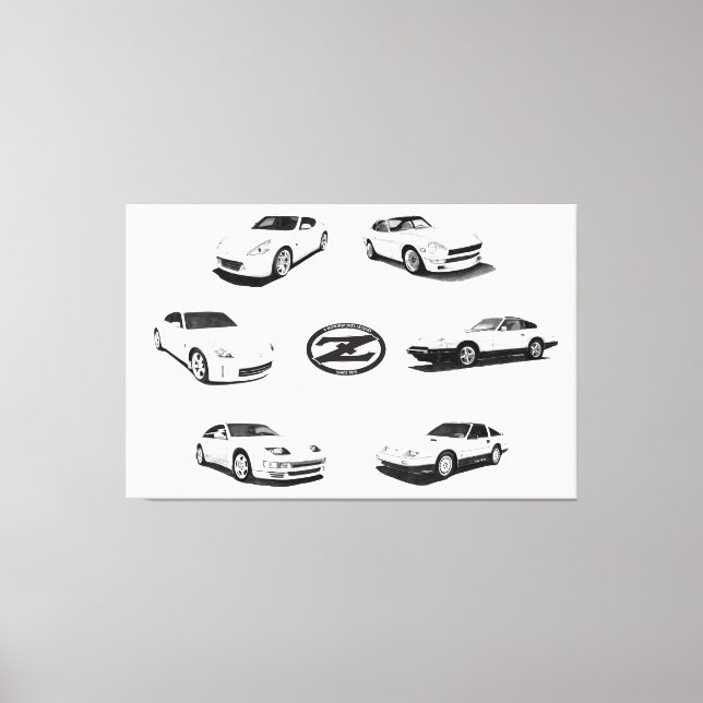 Z cars Heritage Edition Leinwanddruck (Vorderseite)