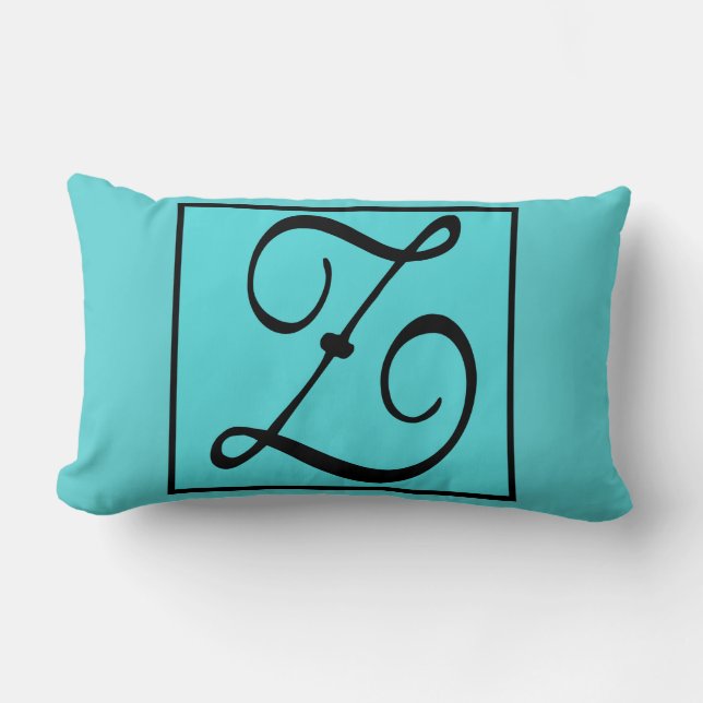 Z COUSSIN INITIAL - Lettre Z sur Arrière - plan Aq (Recto)