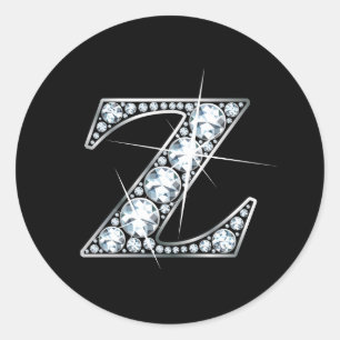 "Z" Diamant Bling Sticker