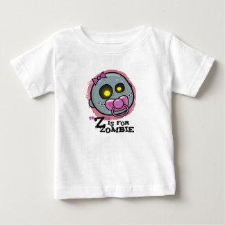"Z" est pour le T-shirt bébé Zombie (Filles)